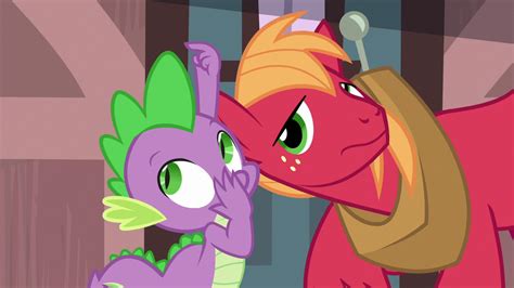 Image Spike Whispers Back To Big Mcintosh S6e17png My Little Pony