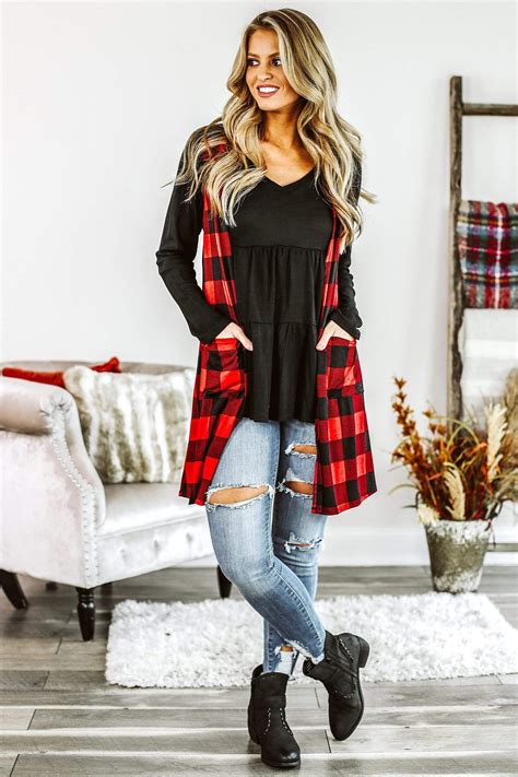 Get Your Shine On Vest Cute Red Vest In 2021 Plaid Outfits