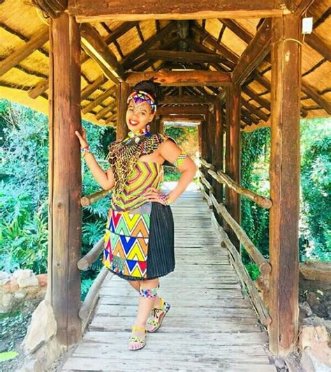 Clipkulture Zulu Maiden In Full Umemulo Traditional Attire