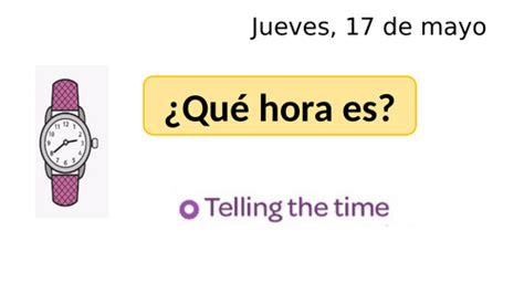 hora es  time   teaching resources
