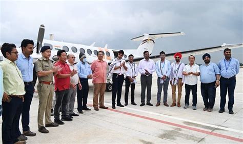 Maiden test flight lands in Itanagar Greenfield Airport