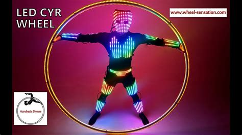 Wow Factor Act Led Cyr Wheel Light Show World Unique Visual