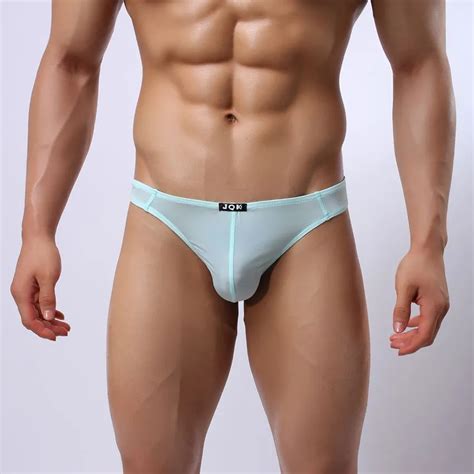 2016 Men Underwear 10 Pcs New Sexy Pouch Men Sheer Bikini Underwear Sheer Mens Underwear Mens