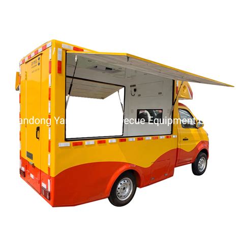 Restaurant Car Big Food Van Hot Dog Stand Mobile Food Cart Fast Food