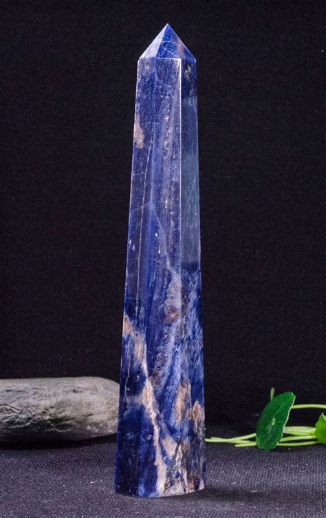 Polished LARGE Blue Sodalite Crystal Tower/Healing | Etsy