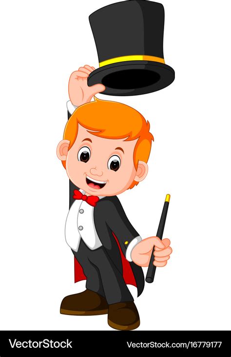 Cartoon Magician Clip Art