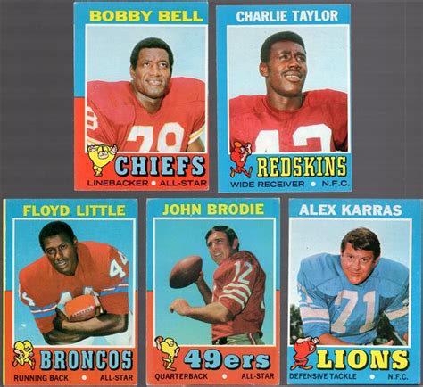 Lot Detail 1971 Topps Football 80 Asst