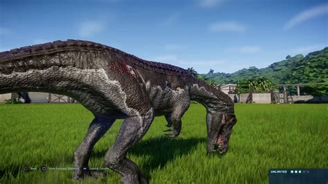 Jurassic World Evolution Spinoraptor Vs Baryonyx Base Genome Youtube