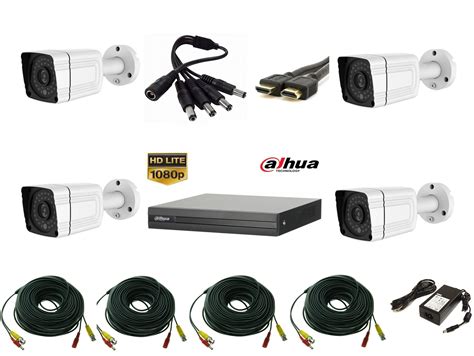 Sistem Supraveghere Video Profesional Exterior 4 Camere 2MP AHD IR30m