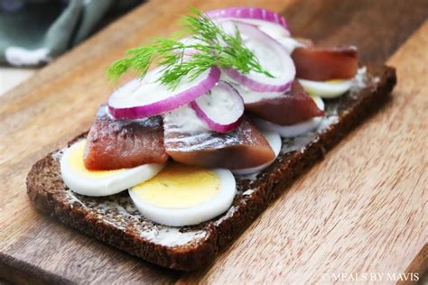 Sillmacka Swedish Style Herring Sandwich Meals By Mavis