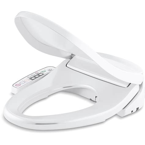 Kohler Novita Electric Bidet Seat For Elongated Toilets In White The Home Depot Canada