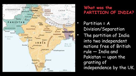 SOLUTION: Partition of india maps leaders pptx - Studypool