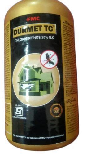 Liquid Fmc Durmet Tc Chlorpyriphos 1 L Chlorpyrifos 20 Ec At ₹ 545