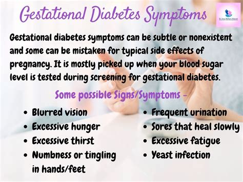 Signs And Symptoms Of Gestational Diabetes During Pregnancy Effective Health