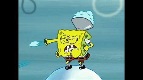 20fadhils Cut Spongebob Shooting Snowballs At Patrick For 10 Hours Youtube