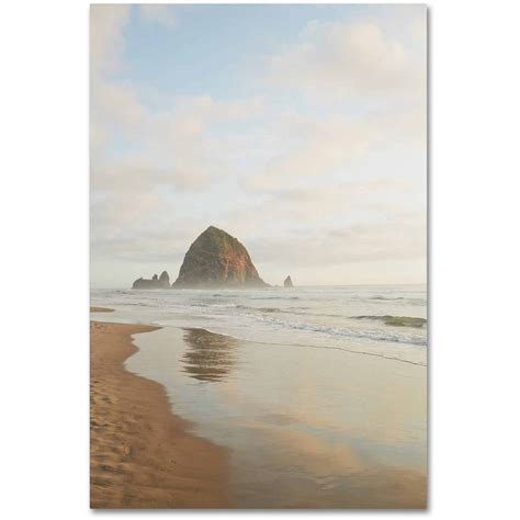 Trademark Fine Art Haystack Rock Oregon Canvas Art By Ariane