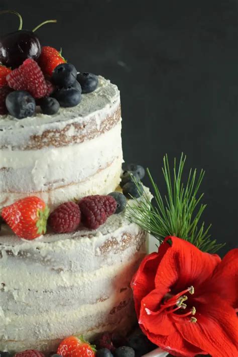 Naked Cake Zur Silberhochzeit Mein Wunderbares Chaos