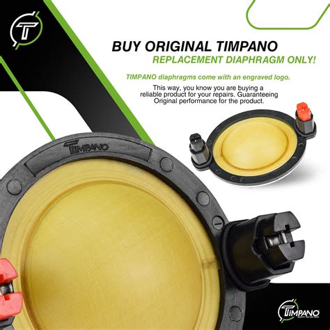 TPT-RPD250X Original Replacement Diaphragm - Timpano Audio