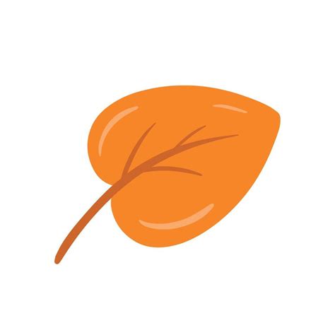 Orange Leaf Drawing Vector Art, Icons, and Graphics for Free Download