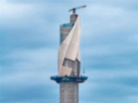 technology elevator system  test tower detail inspiration