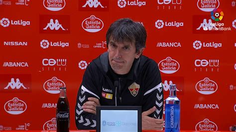 Rueda De Prensa De Pacheta Tras El Cd Lugo Vs Elche Cf Youtube