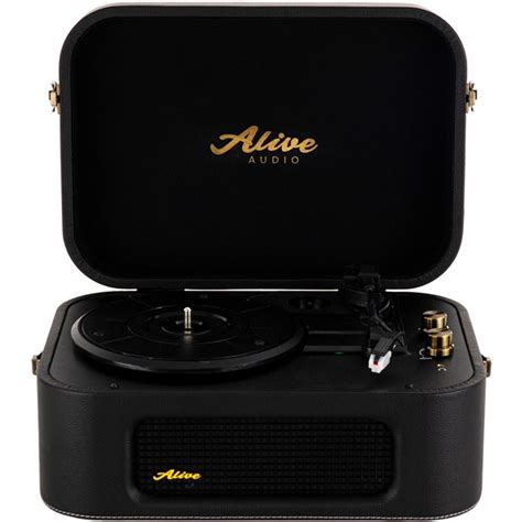 Проигрыватель виниловых пластинок Alive Audio Stories Glam Noir STR-06 ...