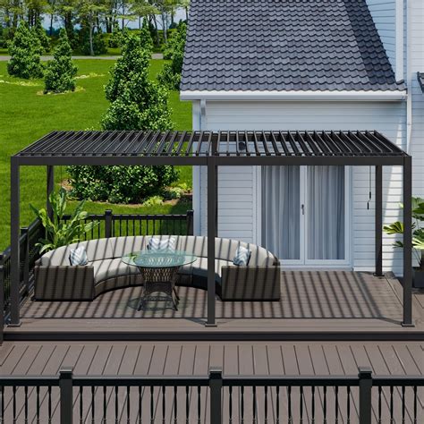 Sorara Louvered Pergola Mirador Aluminum Gazebo With