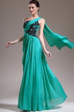 New Charming One Diagonal Shoulder Evening Dress 00136711 EDressit