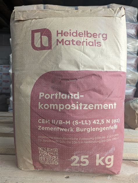 HeidelbergCement Zement CEM II B M S LL 42 5 N 1004100055