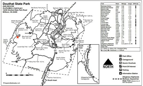 trail map douthat state park | Uploaded by SA for blog Park … | Flickr