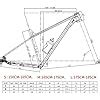 Amazon Himalo Mountain Bike Frame Er Hardtail Xc Bike Frame S M