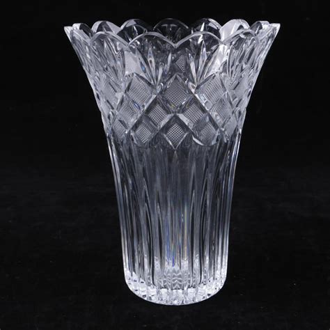 Waterford Crystal Romance Of Ireland Irish Lace Vase Ebth