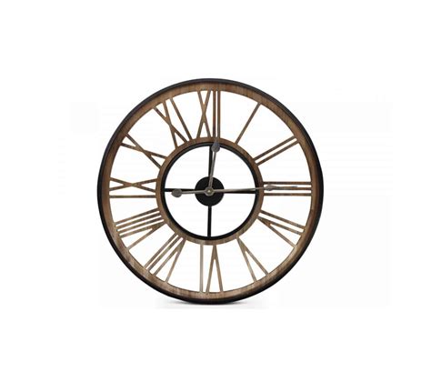 Grande Horloge Ancienne Fer Forge Marron X X Cm Fer Forg