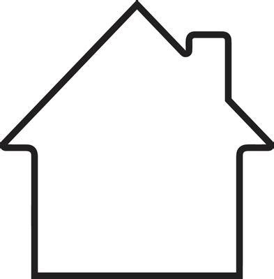 Simple House Outline Vector Art, Icons, and Graphics for Free Download