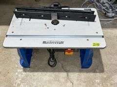 Mastercraft Router Table Wild Rose Auction Services