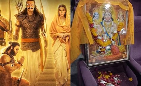 Adipurush First Photo Of Hanuman S Seat In Theatres Goes Viral