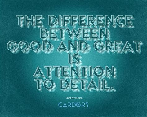 Attention To Detail Quotes - ShortQuotes.cc