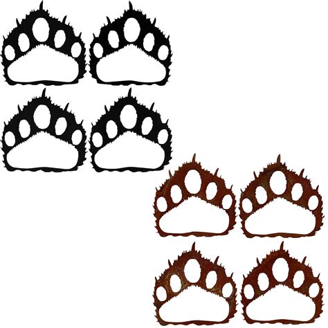 Bear Paw Prints Set by Dugout Creek Designs at OnlineArtFestival.com