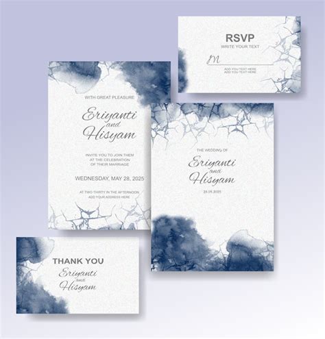 Premium Vector | Beautiful wedding card watercolor background with splash