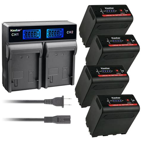 Kastar Np Battery Lcd Rapid Charger For Sony Np F Np F Np F Np