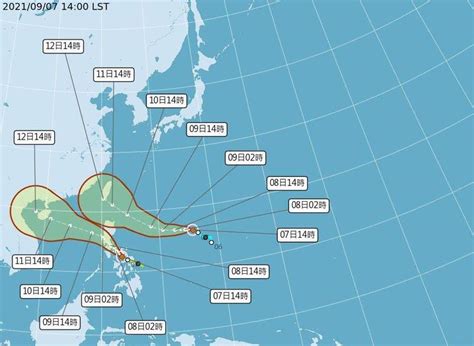 璨樹路徑南修、強度增強 氣象局：最快週五發布海警 生活 自由時報電子報