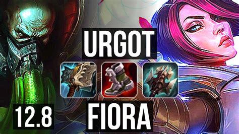 Urgot Vs Fiora Top Defeat 4 0m Mastery 10 Solo Kills 900 Games