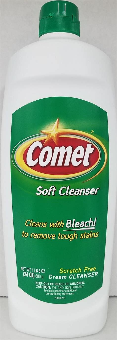 Comet Cleaning Bathroom Soft All Purpose Cream Cleanser With Bleach 24