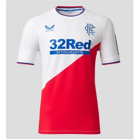 Castore Rangers Away Mens Short Sleeve Jersey Sport From