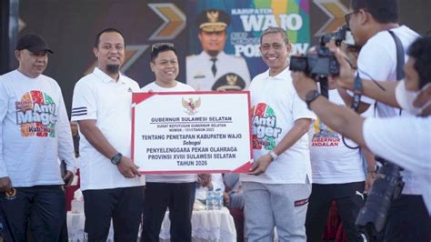 Ditunjuk Sebagai Tuan Rumah Porprov Xviii Tahun Kabupaten Wajo