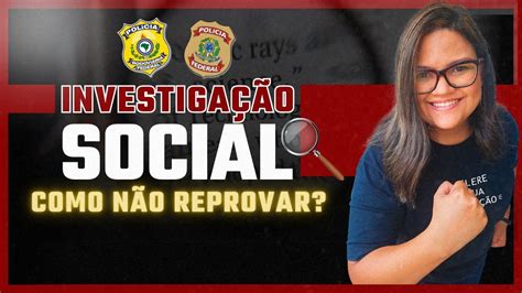 Como funciona a INVESTIGAÇÃO SOCIAL e como não reprovar YouTube