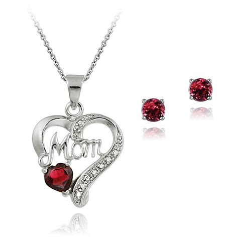 Online 15 Carat Tgw Sterling Silver Created Ruby And Diamond