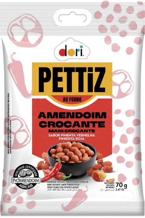 Pettiz Amendoim Crocante Pimenta 70g Dori Alimentos S A