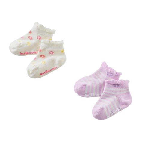 ミキハウス ローカット ソックスパック 白 ピンク ブルー マルチカラー 9 10cm 11 13cm 13 15cm 15 17cm 17 19cm ホットビスケッツ HOT