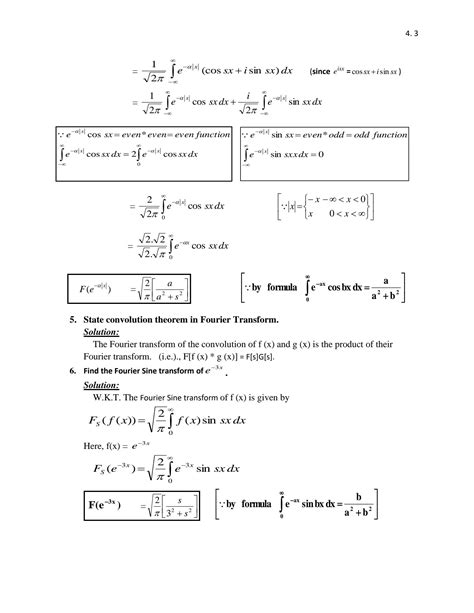 SOLUTION Fourier Transforms Fourier Series And Transforms Studypool